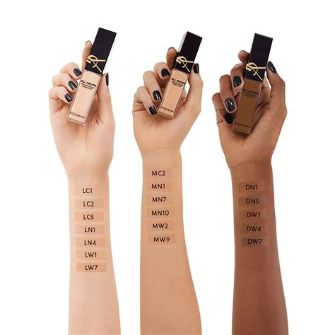 ysl all hours concealer debenhams|ysl all hours concealer swatches.